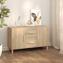 Sonata H Сайдборд, дъб сонома, 100x36x60 см, инженерно дърво - Corpuri, vitrine, biblioteci modulare
