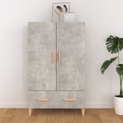 Sonata H Висок шкаф, бетонно сив, 70x31x115 см, инженерно дърво - Corpuri, vitrine, biblioteci modulare