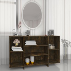 Sonata H Сайдборд, опушен дъб, 120x30x75 см, инженерно дърво - Corpuri, vitrine, biblioteci modulare