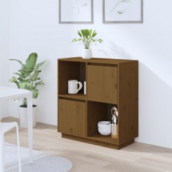 Sonata H Сайдборд, меденокафяв, 74x35x80 см, бор масив - Corpuri, vitrine, biblioteci modulare