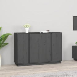 Sonata H Сайдборд, сив, 120x35x80 см, бор масив - Corpuri, vitrine, biblioteci modulare