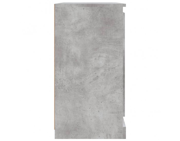 Sonata H Сайдборд, бетонно сив, 70x35,5x67,5 см, инженерно дърво