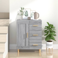 Sonata Dulap, gri sonoma, 69,5x34x90 cm, lemn compozit