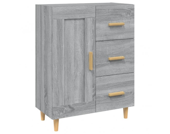 Sonata Dulap, gri sonoma, 69,5x34x90 cm, lemn compozit