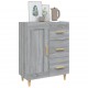 Sonata Dulap, gri sonoma, 69,5x34x90 cm, lemn compozit