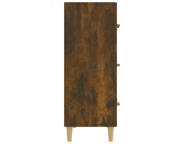 Sonata H Сайдборд, опушен дъб, 70x34x90 см, инженерно дърво