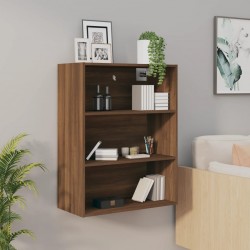 Sonata H Окачен стенен шкаф, кафяв дъб, 69,5x32,5x90 см - Corpuri, vitrine, biblioteci modulare