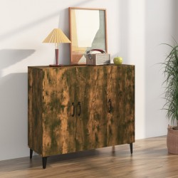 Sonata H Сайдборд, опушен дъб, 90x34x80 см, инженерно дърво - Corpuri, vitrine, biblioteci modulare