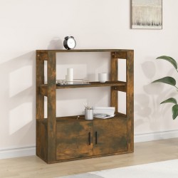 Sonata H Сайдборд, опушен дъб, 80x30x90 см, инженерно дърво - Corpuri, vitrine, biblioteci modulare