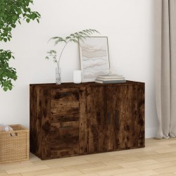 Sonata H Сайдборд, опушен дъб, 100x33x59,5 см, инженерно дърво - Corpuri, vitrine, biblioteci modulare