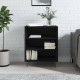 Sonata H Бюфет черен 57x35x70 см инженерно дърво