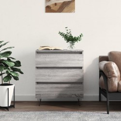 Sonata H Сайдборд, сив сонома, 60x35x70 см, инженерно дърво - Corpuri, vitrine, biblioteci modulare