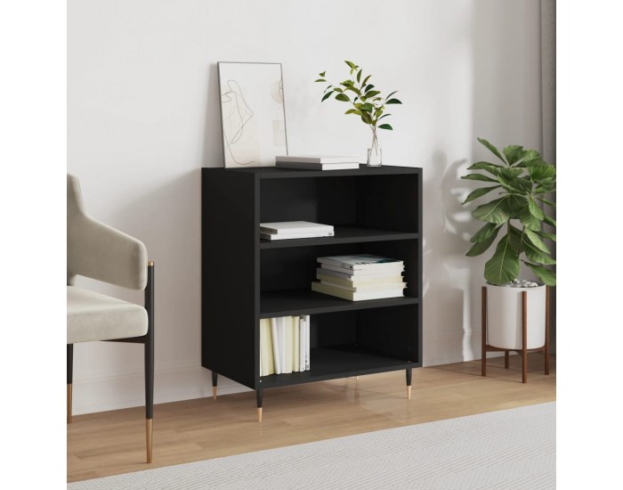 Sonata H Бюфет черен 57x35x70 см инженерно дърво