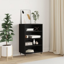 Sonata H Висок шкаф, черен, 57x35x90 см, инженерно дърво - Corpuri, vitrine, biblioteci modulare