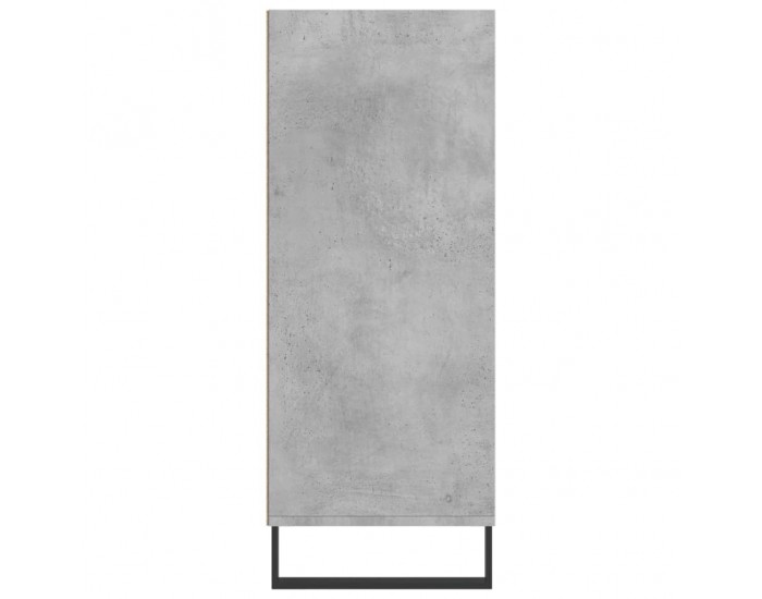 Sonata H Висок шкаф, бетонно сив, 57x35x90 см, инженерно дърво