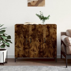 Sonata H Сайдборд, опушен дъб, 90x34x80 см, инженерно дърво - Corpuri, vitrine, biblioteci modulare