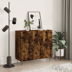 Sonata H Сайдборд, опушен дъб, 90x34x80 см, инженерно дърво - Corpuri, vitrine, biblioteci modulare