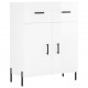 Sonata Dulap, alb extralucios, 69,5x34x90 cm, lemn compozit
