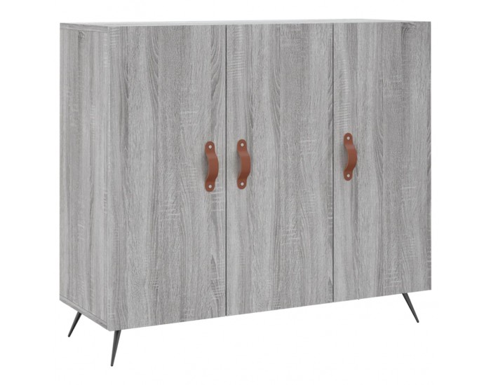 Sonata H Сайдборд, Сив сонома, 90x34x80 см, инженерно дърво