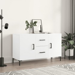Sonata H Сайдборд, бял, 100x36x60 см, инженерно дърво - Corpuri, vitrine, biblioteci modulare