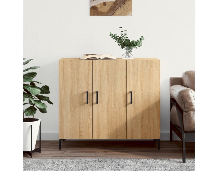 Sonata H Сайдборд, дъб сонома, 90x34x80 см, инженерно дърво