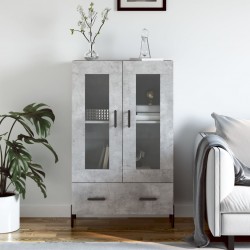 Sonata H Висок шкаф, бетонно сиво, 69,5x31x115 см, инженерно дърво - Corpuri, vitrine, biblioteci modulare