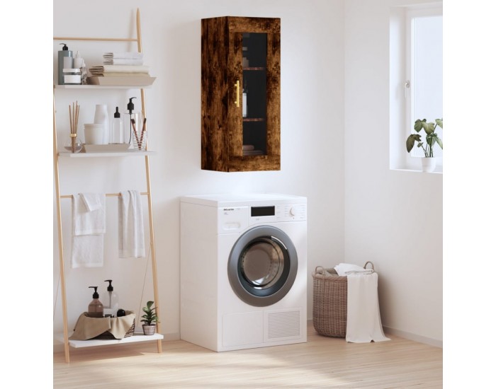 Sonata H Стенен шкаф опушен дъб 34,5x34x90 см