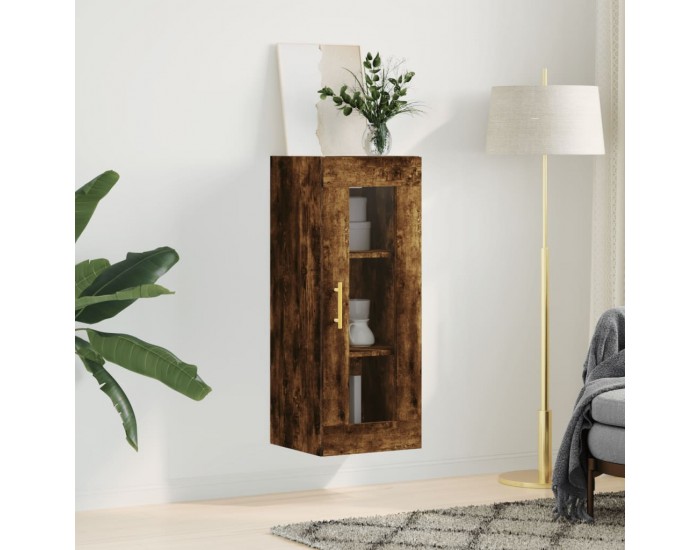 Sonata H Стенен шкаф опушен дъб 34,5x34x90 см