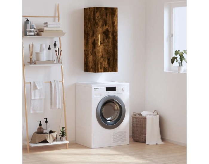 Sonata H Стенен шкаф опушен дъб 34,5x34x90 см