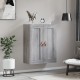 Sonata H Стенен шкаф сив сонома 69,5x34x90 см инженерно дърво