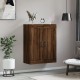 Sonata H Стенен шкаф кафяв дъб 69,5x34x90 см инженерно дърво