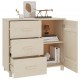 Sonata H Сайдборд HAMAR, меденокафяво, 90x40x80 см, борово дърво масив