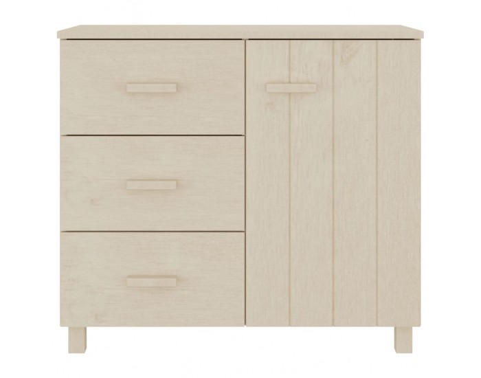 Sonata H Сайдборд HAMAR, меденокафяво, 90x40x80 см, борово дърво масив
