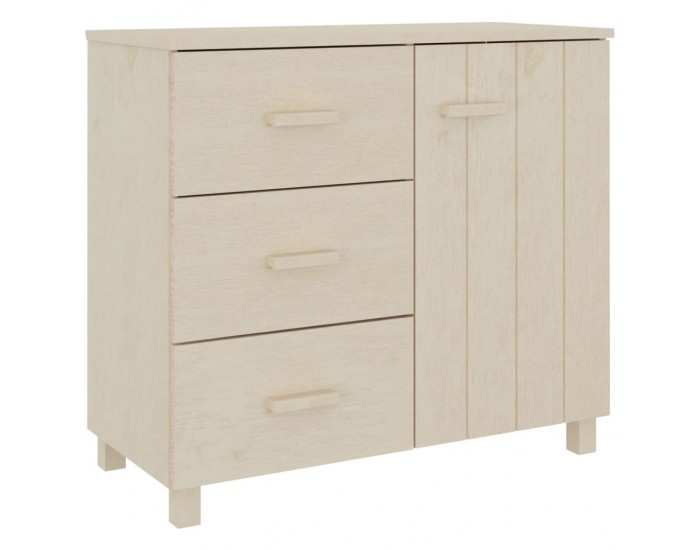 Sonata H Сайдборд HAMAR, меденокафяво, 90x40x80 см, борово дърво масив