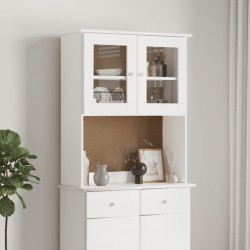Sonata H Надстройка за бюфет ALTA, бяла, 77x30x92 см, бор масив - Corpuri, vitrine, biblioteci modulare