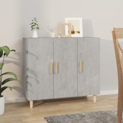 Sonata H Сайдборд, бетонно сив, 90x34x80 см, инженерно дърво - Corpuri, vitrine, biblioteci modulare