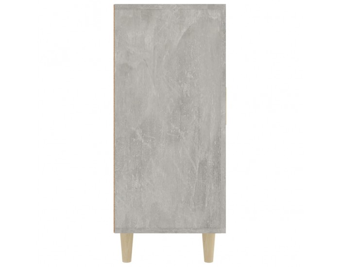 Sonata H Сайдборд, бетонно сив, 90x34x80 см, инженерно дърво