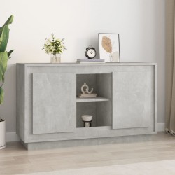Sonata H Сайдборд, бетонно сив, 102x35x60 см, инженерно дърво - Corpuri, vitrine, biblioteci modulare