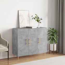 Sonata H Сайдборд, бетонно сив, 90x34x80 см, инженерно дърво - Corpuri, vitrine, biblioteci modulare