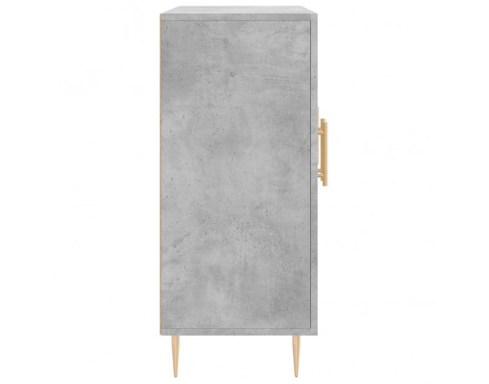 Sonata H Сайдборд, бетонно сив, 90x34x80 см, инженерно дърво