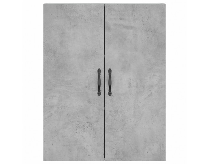 Sonata H Висок шкаф, бетонно сив, 69,5x34x180 см, инженерно дърво