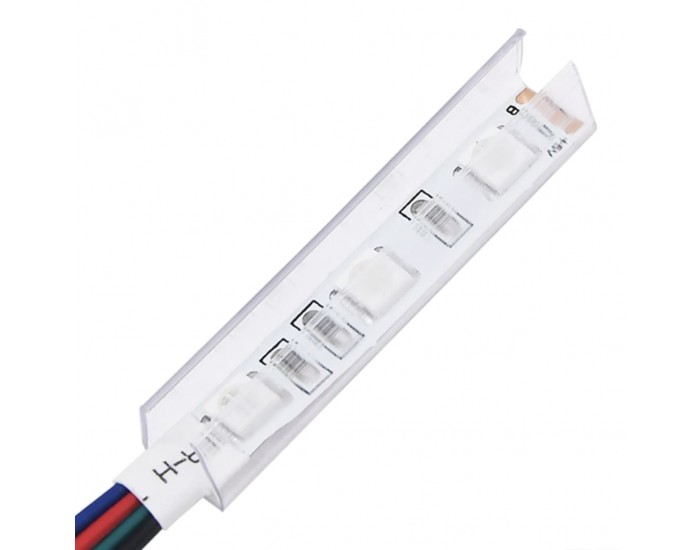 Sonata H Сайдборд с LED светлини, бял, 41x37x100 см