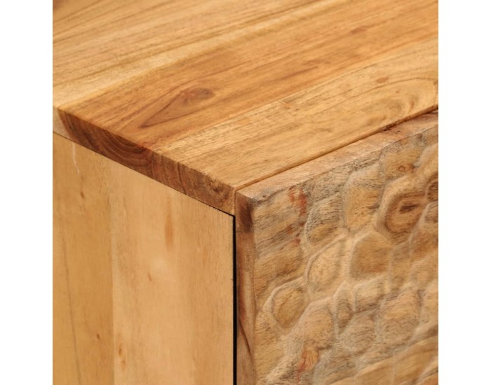 Sonata H Страничен шкаф, 80x33x75 см, акациево дърво масив
