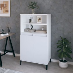 Sonata H Висок шкаф, бял, 60x36x110 см, инженерно дърво - Corpuri, vitrine, biblioteci modulare