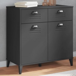 Sonata H Сайдборд VIKEN, антрацитно сиво, 80x40x80 см, инженерно дърво - Corpuri, vitrine, biblioteci modulare