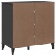 Sonata H Сайдборд VIKEN, антрацитно сиво, 80x40x80 см, инженерно дърво