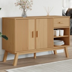 Sonata H Сайдборд OLDEN, кафяв, 114x43x73,5 см, бор масив - Corpuri, vitrine, biblioteci modulare