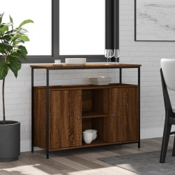 Sonata H Бюфет кафяв дъб 100x35x80 см инженерно дърво - Living