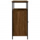 Sonata H Бюфет кафяв дъб 100x35x80 см инженерно дърво
