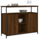 Sonata H Бюфет кафяв дъб 100x35x80 см инженерно дърво